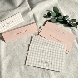 業者印刷】文字入れ・フォント変更可☆選べるカラーのアクセサリー台紙