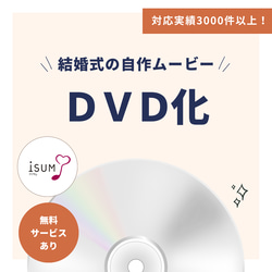 お持ちの動画データ・パワーポイントからDVD作成/ 結婚式 プロフィールムービー オープニングムービー 1枚目の画像