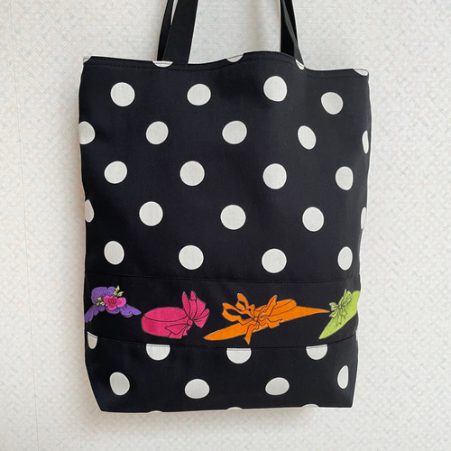 ロラライハリス♡ハンドメイド　トートバッグセットとポーチ　hatto☆mama様 ロラライハリス♡ハンドメイド トートバッグセットとポーチ