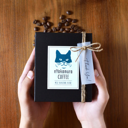 猫のコーヒーギフトBOX(ドリップバッグ5袋入り)【マイルドネコチャンブレンド】自家焙煎珈琲/プチギフト/ドリップコーヒ 7枚目の画像