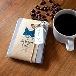 猫のコーヒーギフト(ドリップバッグ3袋入り)【デカフェ・カフェインレス】自家焙煎珈琲/ギフト/プチギフト/ドリップコーヒ 15枚目の画像