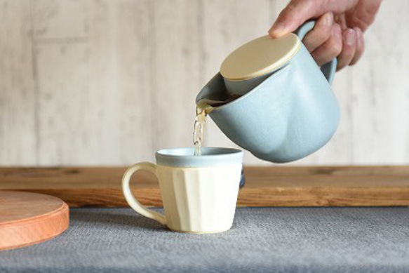 【晋六窯】PELICAN TEA CUP／WHITE（白）可愛い陶器のカップ 7枚目の画像