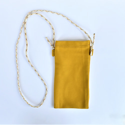 シンデレラフィットなスマホポシェット(２色カラー)●名入れあり● 4枚目の画像