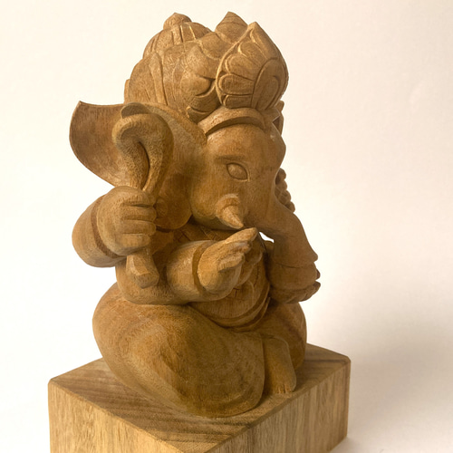 ガネーシャ 木像 ネパール製 楽天市場】ネパールにある古都パタンの職人手作りによる