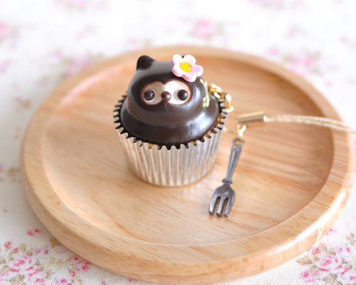 たぬきさん♡カップケーキ たぬきさん♡カップケーキ