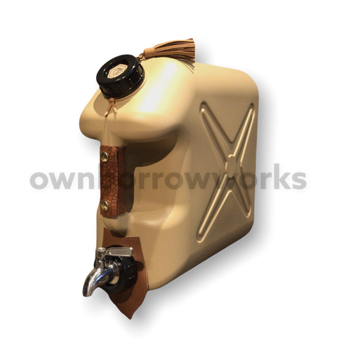 オーダー品】カスタムウォータータンク10L ／サンド&ブラウン(黒