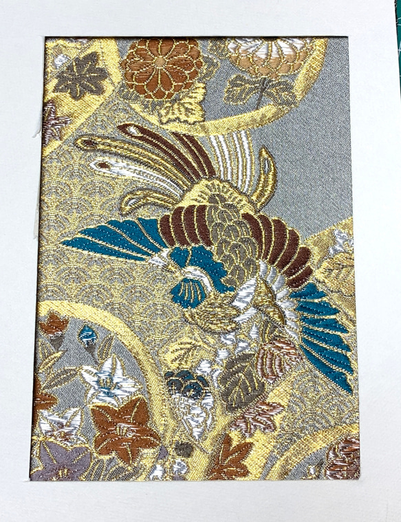 【小サイズ御朱印帳　オーダーメイド専用】金襴織物御朱印帳　文庫サイズ　11x16cm　※作品紹介文の説明をご確認下さい 8枚目の画像