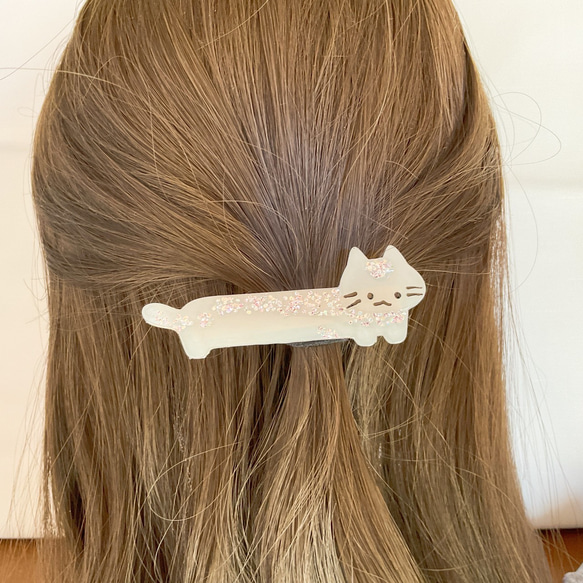 ねこねこヘアクリップ 12枚目の画像