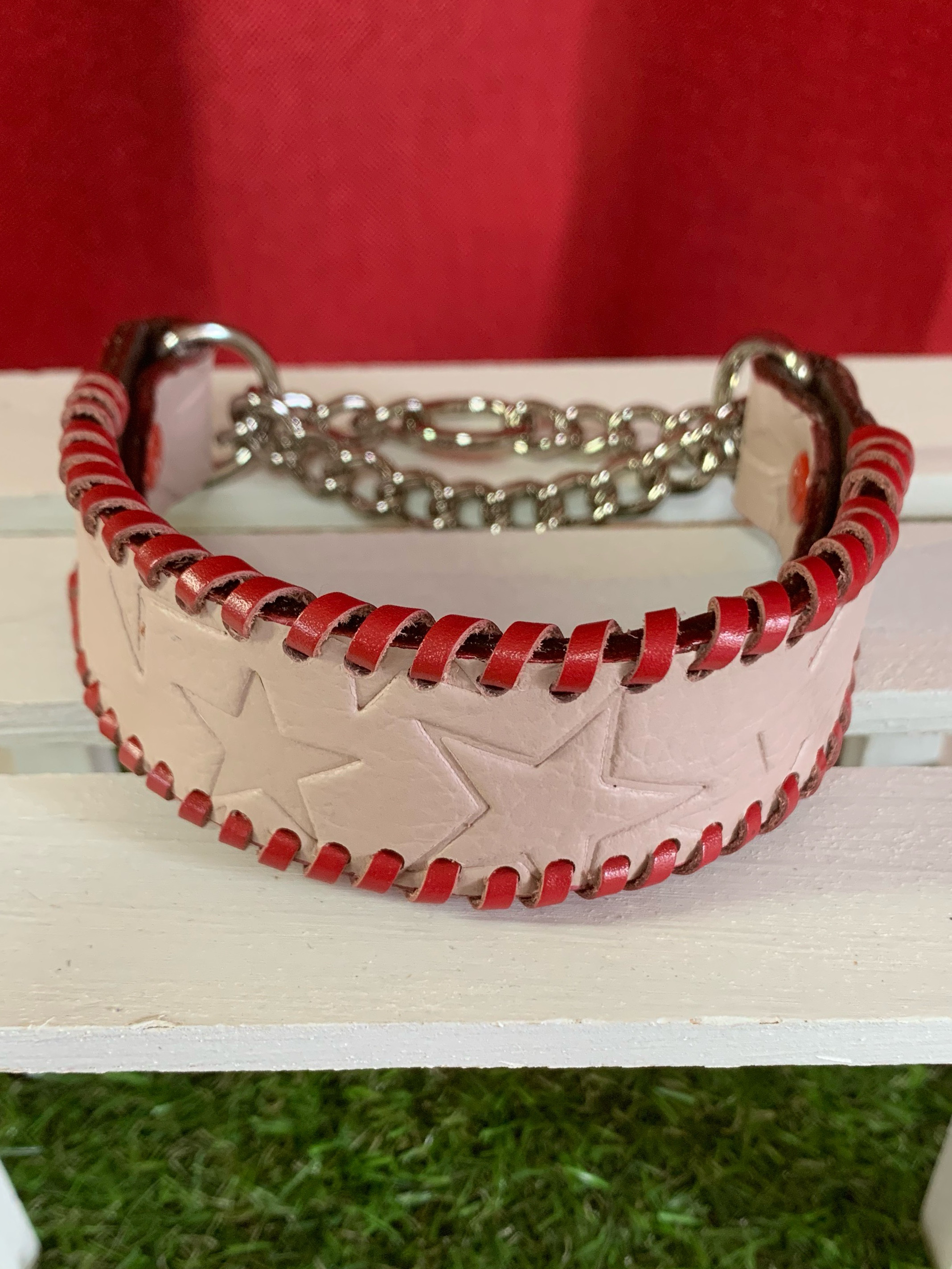 犬の本革ハーフチョークNo.49(小型犬)