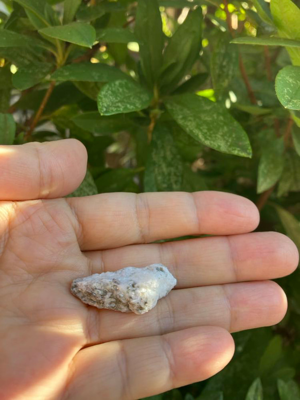 H&E社 証明書付 サンダローザアゼツライト  原石ペンダント 6枚目の画像