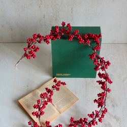 ツヤツヤレッドベリーガーランド【アーティフィシャルフラワー単品】 6枚目の画像