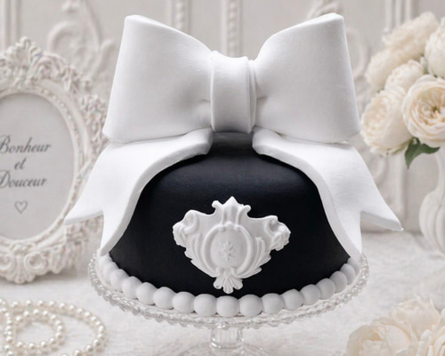 グレイッシュなバラのクレイケーキ グレイッシュなバラのクレイケーキ CLAY | Rose Box お花と雑貨の