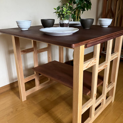 Surface 08 dining table for 2 people   木製ダイニングテーブル　2人用　 13枚目の画像