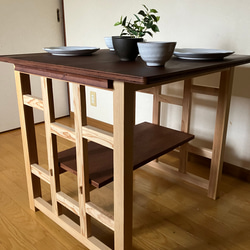 Surface 08 dining table for 2 people   木製ダイニングテーブル　2人用　 11枚目の画像
