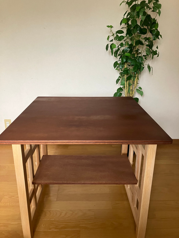 Surface 08 dining table for 2 people   木製ダイニングテーブル　2人用　 5枚目の画像