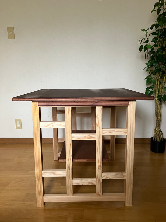 Surface 08 dining table for 2 people   木製ダイニングテーブル　2人用　 6枚目の画像