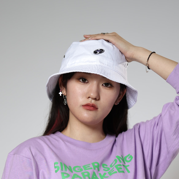 PATOU バケットハット ホワイト PATOU バケットハット ホワイト XS-S