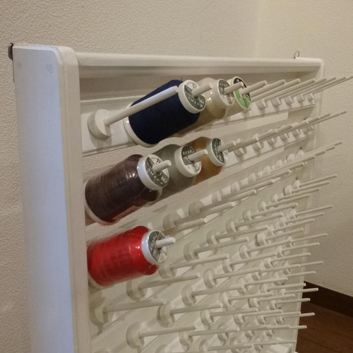 ロックミシン糸巻き糸立てラック 1 9段 99本 シンプルスタイル その他