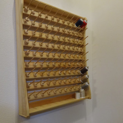 ロックミシン糸巻き糸立てラック　1　9段 99本 シンプルスタイル 15枚目の画像