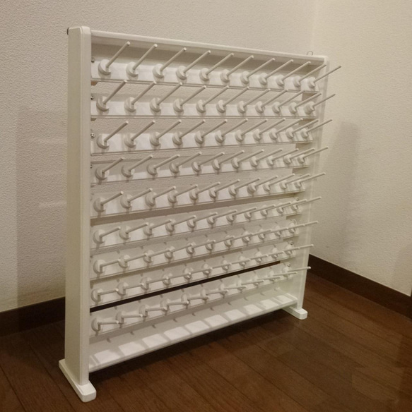 ロックミシン糸巻き糸立てラック　1　9段 99本 シンプルスタイル 7枚目の画像