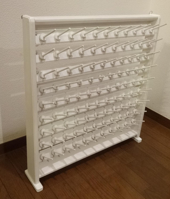 ロックミシン糸巻き糸立てラック　1　9段 99本 シンプルスタイル 9枚目の画像