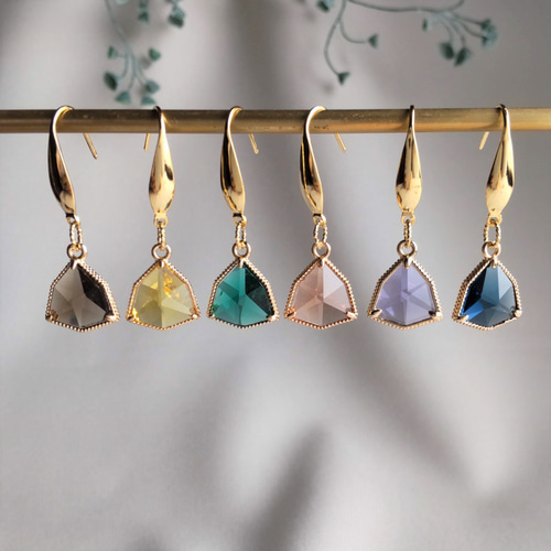 再々々・・・販♪】～colored glass～ 差し色 ピアス/イヤリング