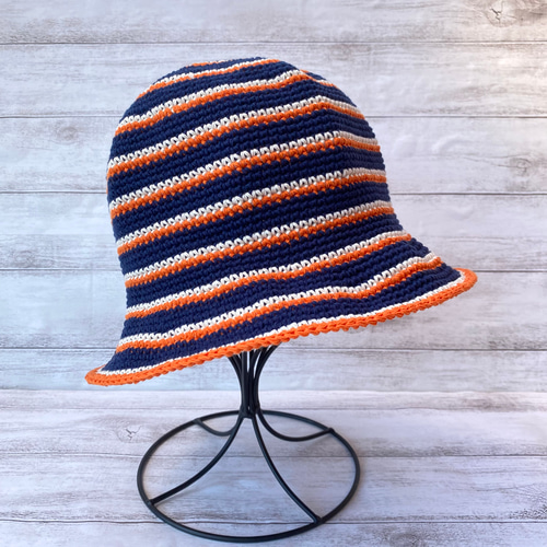 3121048 ハンドメイド クロシェハット ハット ニットハット 帽子