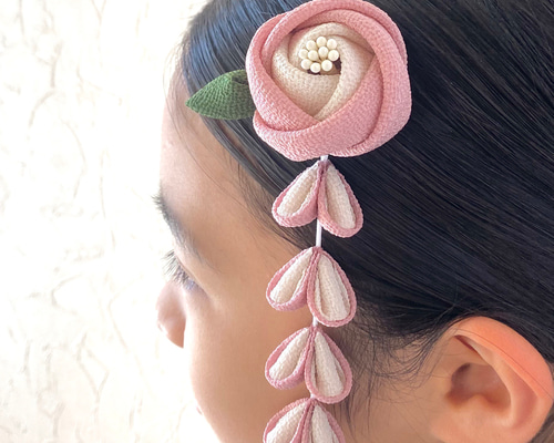 モロッコさま 専用 つまみ細工髪飾り モロッコさま 専用 つまみ細工髪飾り