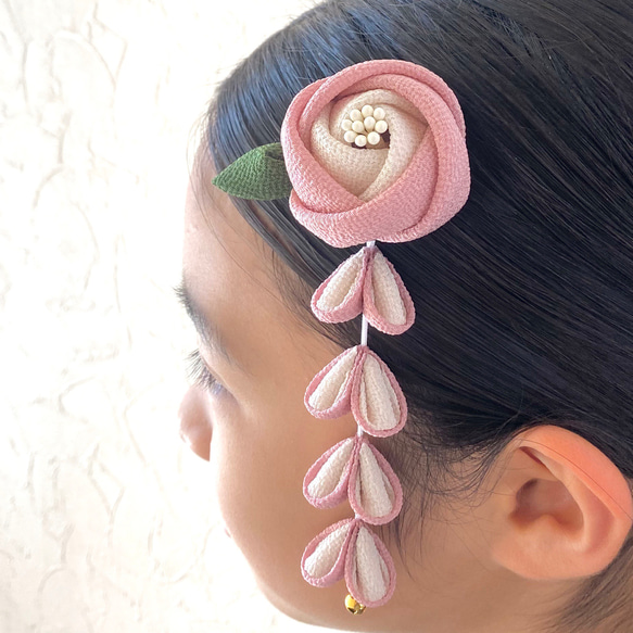 モロッコさま 専用 つまみ細工髪飾り モロッコさま 専用 つまみ細工髪飾り