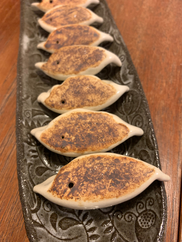 餃子の箸置き（2個セット） 5枚目の画像