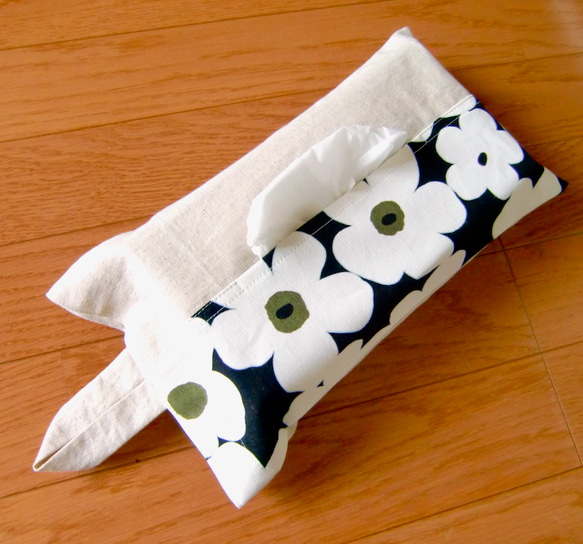 ボックスティッシュカバー【北欧柄 花柄 箱ティッシュカバー