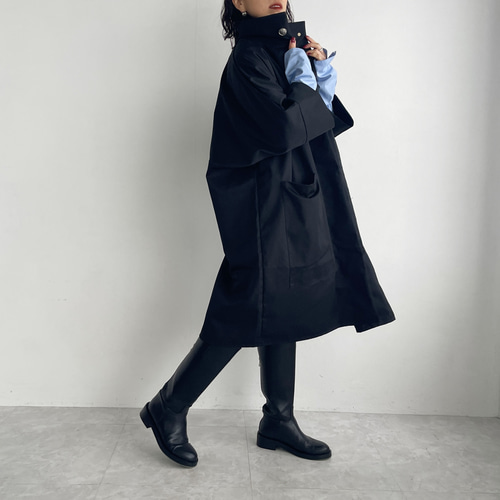 ハイネックコート(black) その他トップス MELUMO 通販 12488922