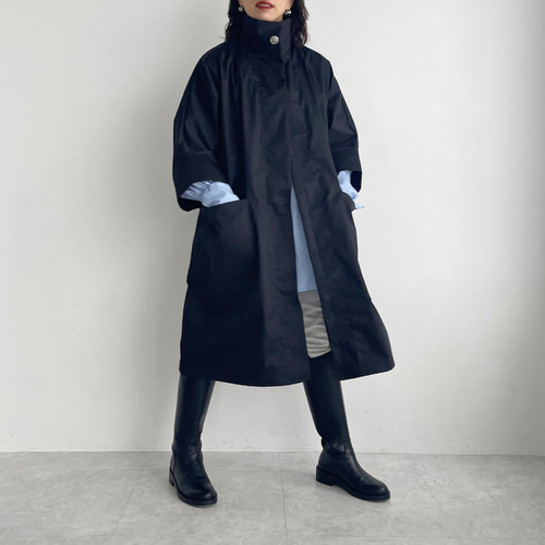 ✨極美品✨レオナール ベロア フーデット コート キルティング 2XL ハイネックコート(black) その他トップス MELUMO 通販 12488922
