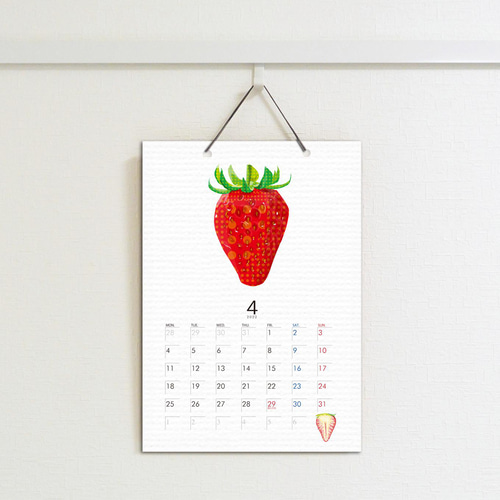 2022 A5果物カレンダー カレンダー とりごえ雑貨店 通販 12491391