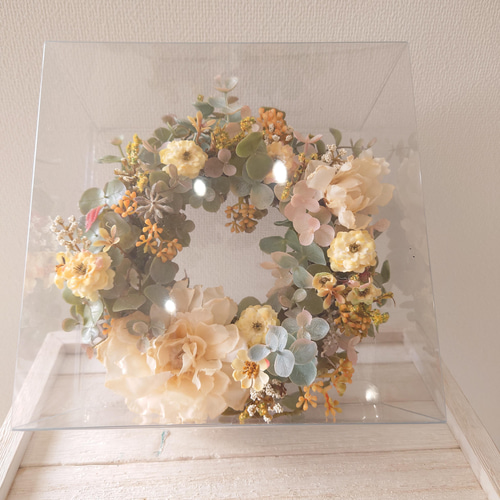 FlowerKitchen 春 リース Mサイズ ナチュラルリース クリスマス
