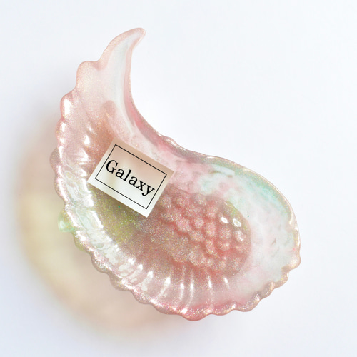 幸せの天使の羽☆プレート クリア&ホワイト 新色 お皿 飾り 白 その他