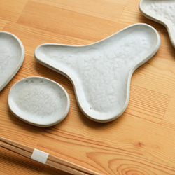 信楽焼　日本列島のお皿 　ZIPANG　白　 11枚目の画像