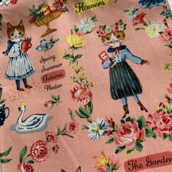 エコティッシュカバー☆マスクストッカー♪ そばかすキッズ・動物達とお花柄☆5カラー 9枚目の画像