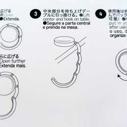 Ｃreema限定＊バッグハンガー＊フック＊選べる柄＊荷物＊鞄＊傘＊便利＊携帯＊折り畳み＊レディース＊ギフト＊プレゼント 3枚目の画像