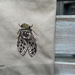 昆虫図鑑レッスントートバッグ 2枚目の画像