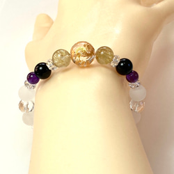 【◆九頭龍大神の覇皇◆大玉・九頭龍彫りブレスレット・戸隠山御神水浄化】変革　流れ　変化を起こす　守護　上昇　龍神　龍　 5枚目の画像