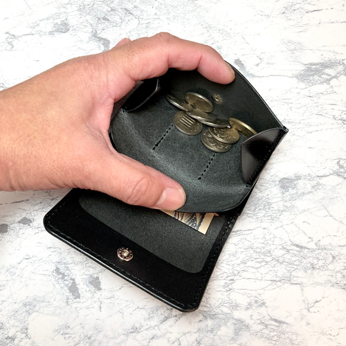 身軽に整う」栃木レザーの手縫いミニ財布｜本革 コンパクト財布 小さい