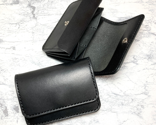 身軽に整う」栃木レザーの手縫いミニ財布｜本革 コンパクト財布 小さい