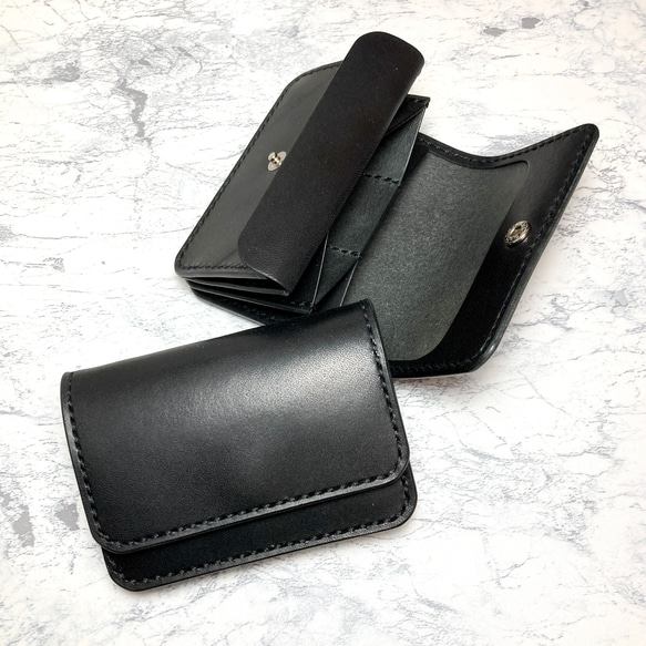 身軽に整う」栃木レザーの手縫いミニ財布｜本革 コンパクト財布 小さい