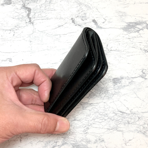 身軽に整う」栃木レザーの手縫いミニ財布｜本革 コンパクト財布 小さい