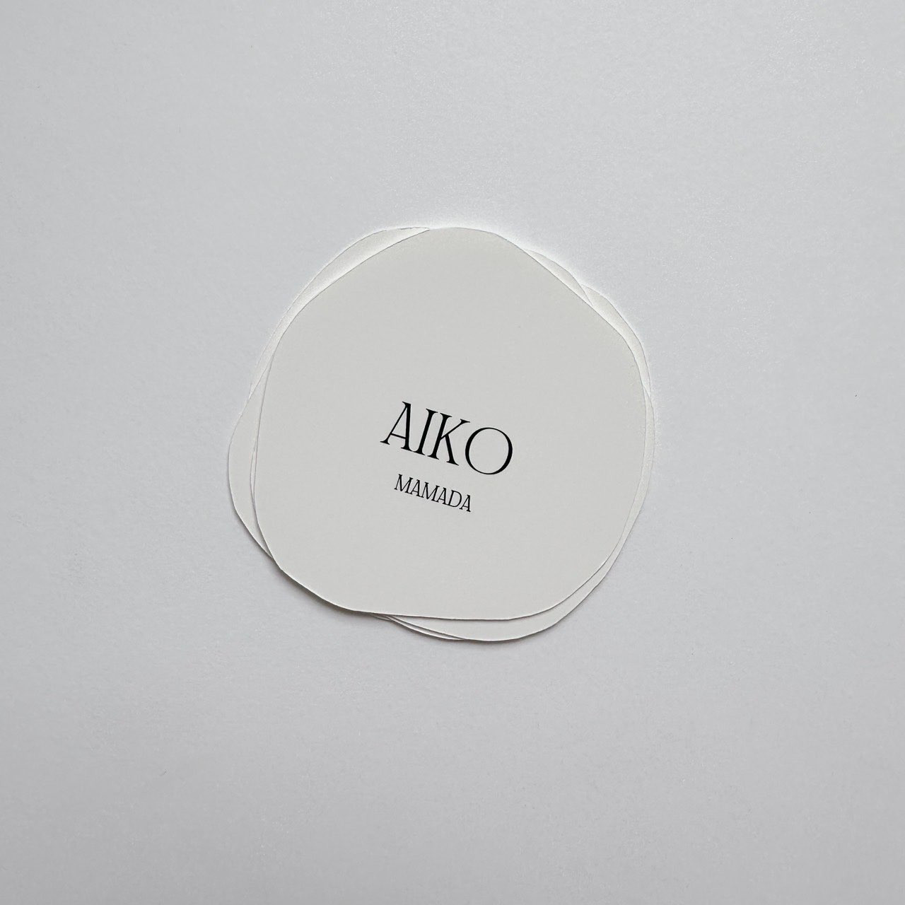 席札 NUANCE white / 6デザイン / ニュアンスカット 結婚式 ウェディング