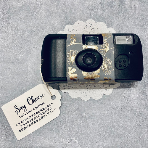 Say Cheese】写ルンです説明文タグ 5枚セット ※タグのみのご購入はご