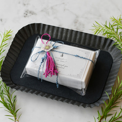 コードモチーフタッセルピアス・イヤリング /Purple 7枚目の画像