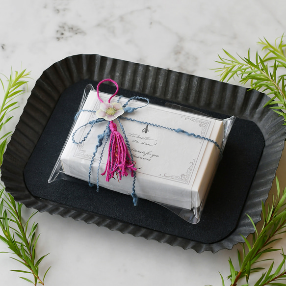 コードモチーフタッセルピアス・イヤリング /Purple 7枚目の画像