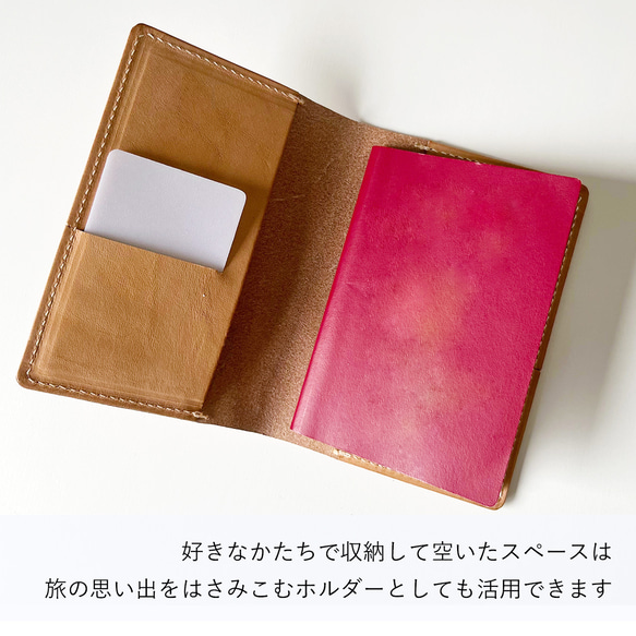“免運費” Nume 皮革 [一本皮革定制的平裝書，帶有 A6 大小書籤的書皮] 以美麗的糖果色生長的無粉底皮革 第6張的照片